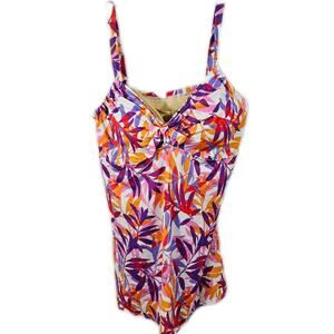 Swimsuits For All Tie Front Underwire Swim Dress NWT Size 26